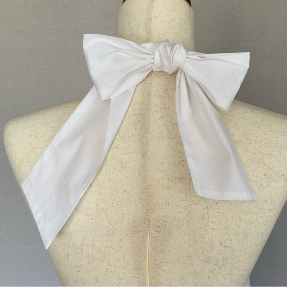 Solid & Striped The Brianna Striped Halter Tiered Ruffle Dress - Picture 7 of 14